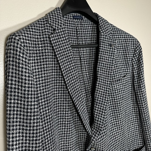 Stafford Men's 46R Houndstooth Seasonal Sport Coat Jacket Classic Fit NWT - Picture 7 of 15